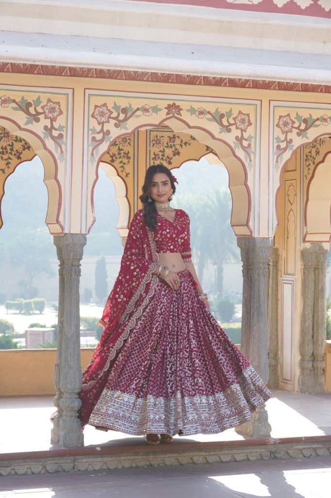 ethereal splendor artfully cra 1732785080 Artfully Crafted Designer Lehenga Choli