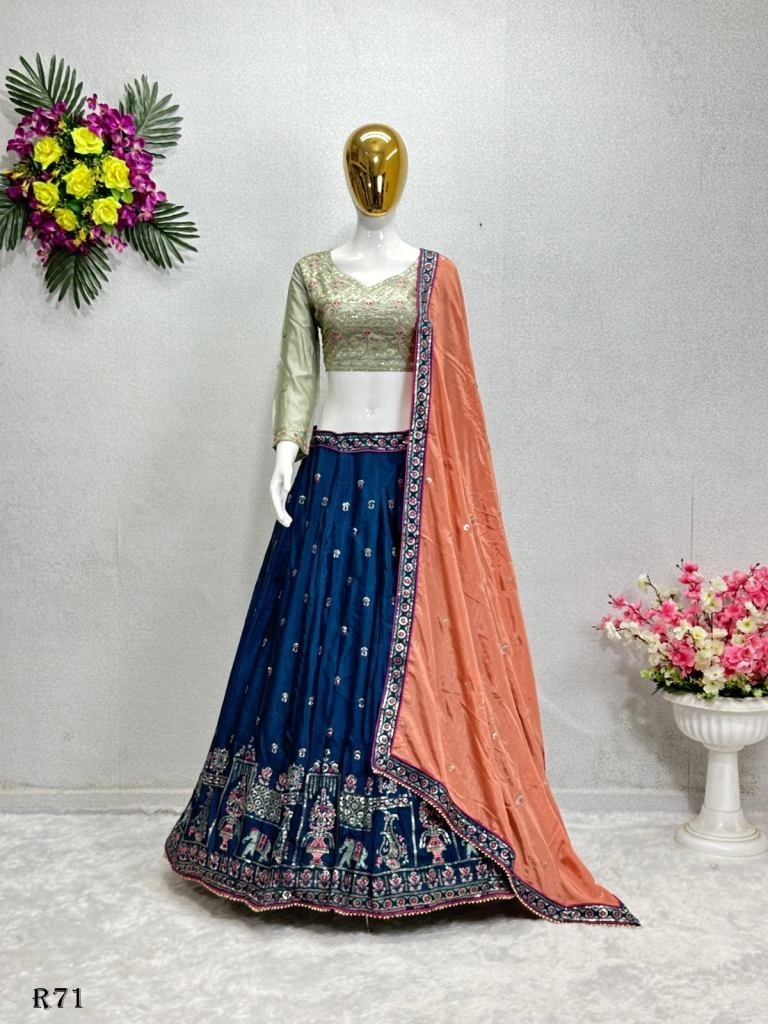 exclusive heavy embroidery wor 1718626493 Exclusive Heavy Embroidery Work Bridal Lehenga Choli