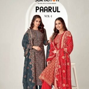 Exclusive New Suryajyoti Paarul Vol 1 Cotton Dress Material