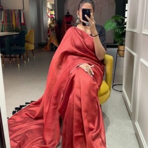 Exclusive Pure Melanin Silk Maroon Sarees at Fab Funda