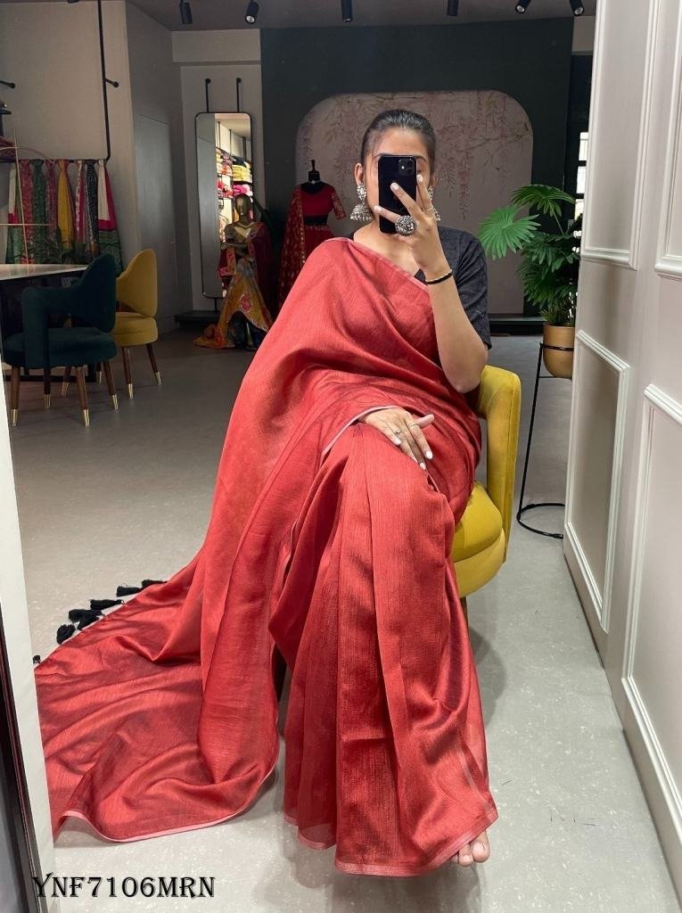 exclusive pure melanin silk ma 1717419316 Exclusive Pure Melanin Silk Maroon Sarees at Fab Funda