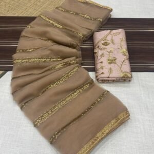 Exclusive Rich Look Embroidery Work Pure Soft Net