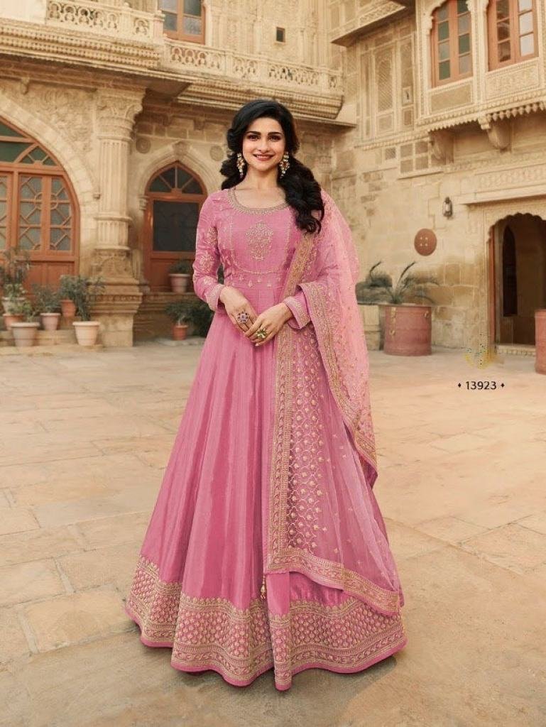 exclusive silk pink gowns with 1727687907 Exclusive Silk Pink Gowns With Net Dupatta