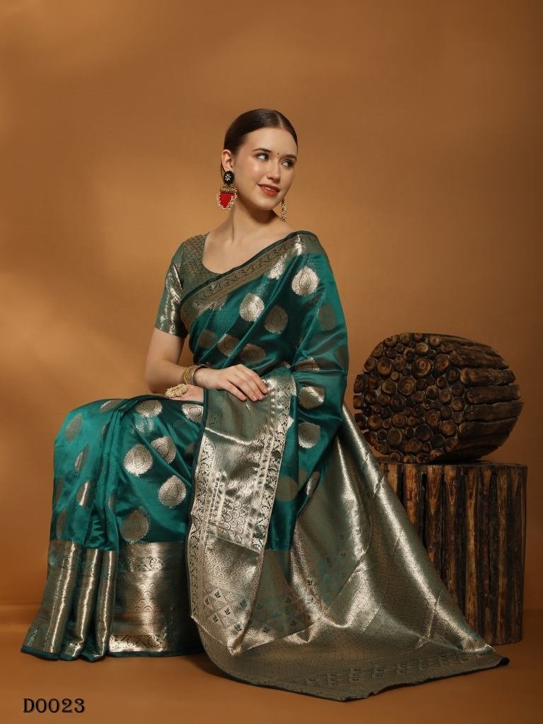 exclusive soft organza rich pa 1718454728 Exclusive Soft organza rich pallu silk saree with blouse