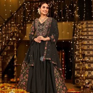 Exclusive Viscose Coffee Kurti Palazzo and Dupatta by AF