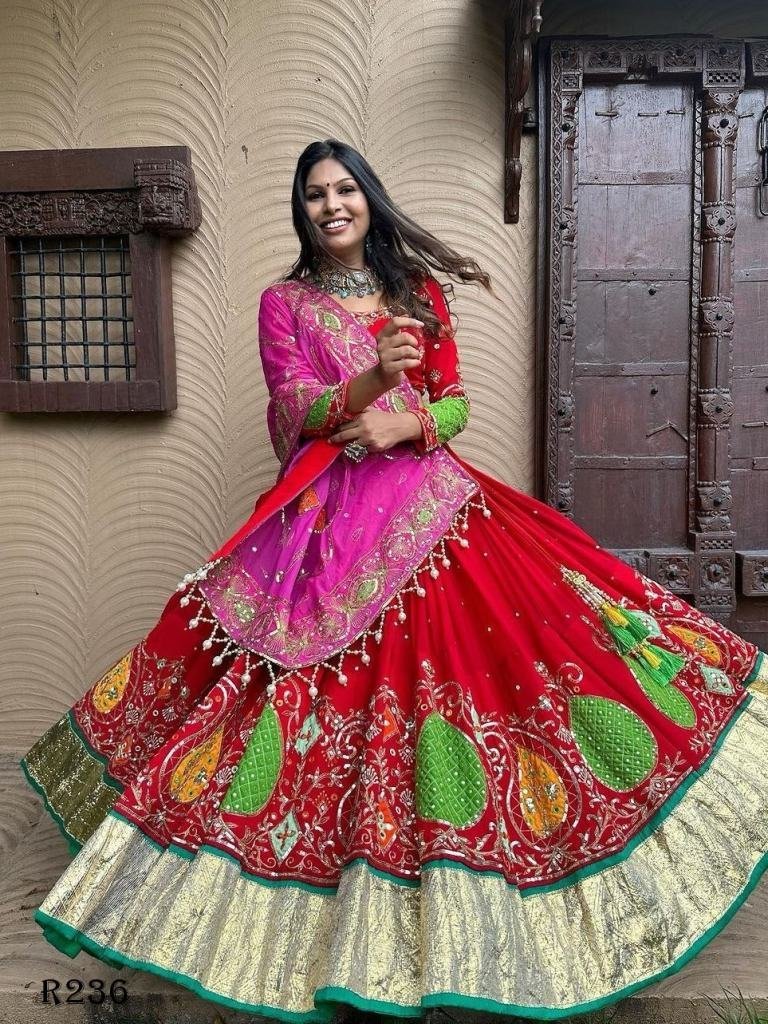 fancy digital printed muslin c 1723290925 Fancy Digital Printed Muslin Cotton Lehenga Choli