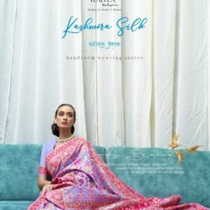 Fancy Handloom Weaving Kashmira Silk Saree From Girnar Fashion