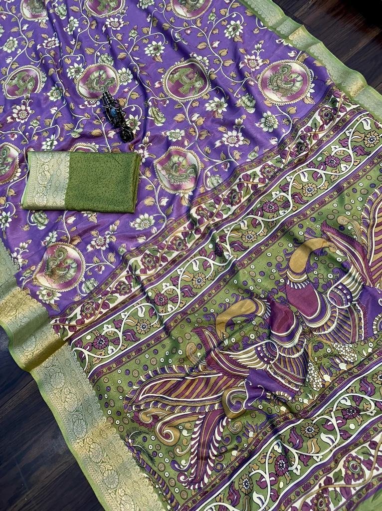 fancy heavy mul cotton saree w 1748858658 Fancy Heavy Mul Cotton Saree With Jacquard Border