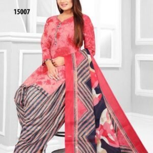 Fancy Pink Schiffli Work Readymade Patiyala Suit