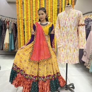 Fancy Printed Muslin Men Kurta