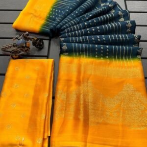 Fancy Chiffon Georgette Rama Saree