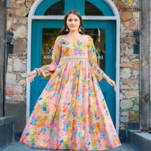Fashionista Vol 2 Casual Digital Printed Anarkali Kurtis With Styles Sleeves