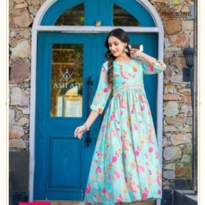Fashionista Vol 2 Fancy Digital Printed Readymade Anarkali Gown