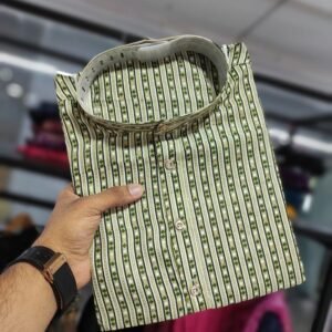 Festival Special Cotton Green Kurta and Pyjama