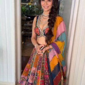 Festival Wear Digital Printed American Silk Lehenga Choli