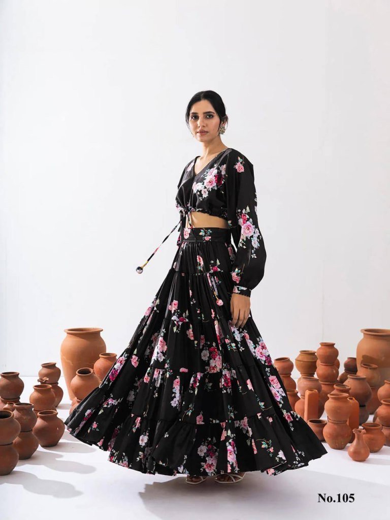 floral elegance gorgeous lehen 1732869529 Floral Elegance Gorgeous Lehenga With Top