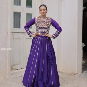 Fully Flair Purple Lehenga Choli For Navratri