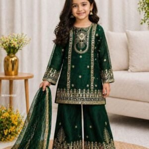 Fully Stich Kids Palazzo Suit Set