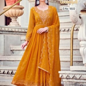 Geetanjali Fancy Embroidery Anarkali Suit By Rangoon