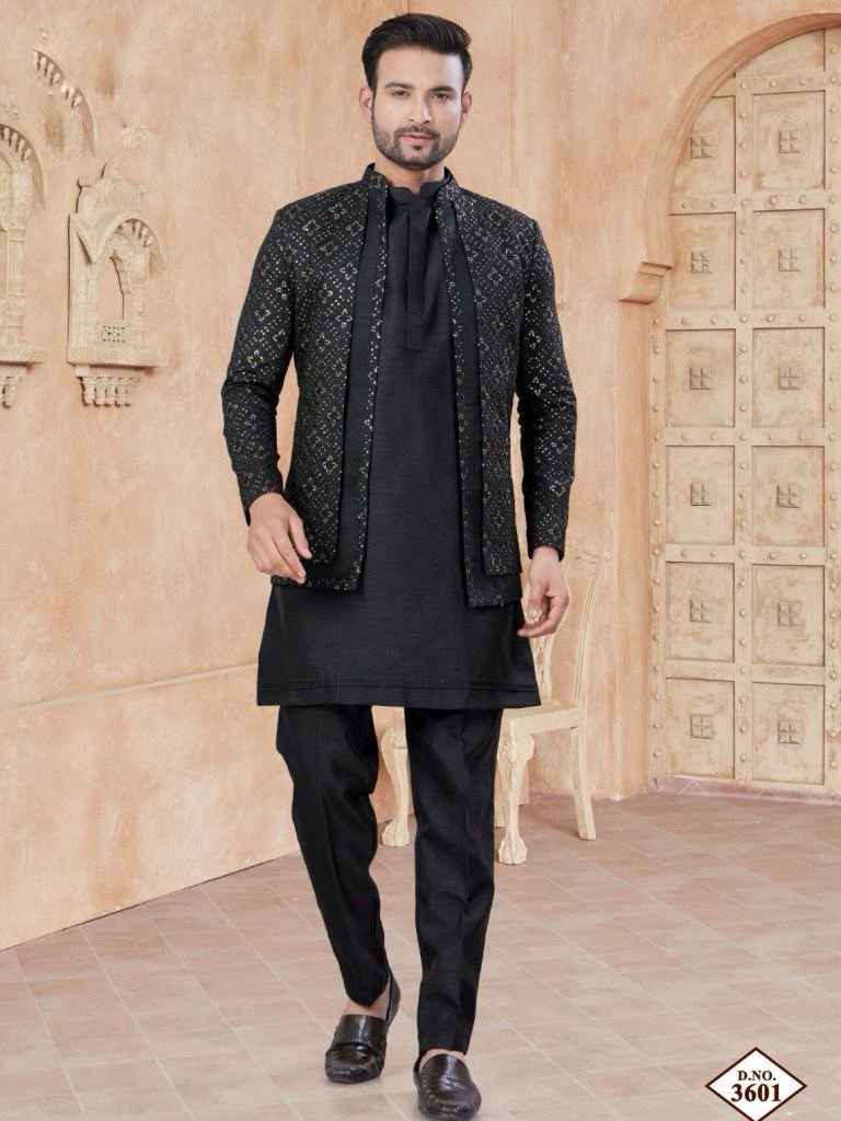 gents luxury look pure silk se 1742292510 Gents Luxury Look Pure Silk Sequence Work Indo Western