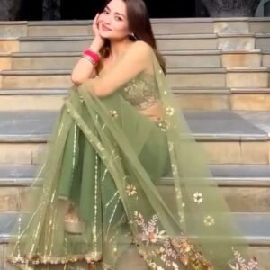 Glamour Designer Soft Butterfly Net Saree With Embroidery Work