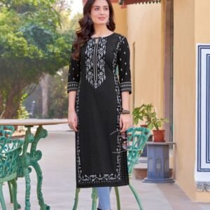 Gold Coin Catalog Present Rayon Screen Print Kurti