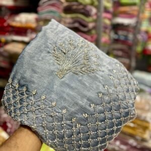 Grey Designer Dana Hand Work Jimmy Choo Saree