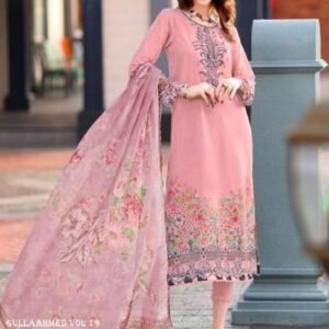 GULLAAHMED VOL 19 Pure Lawn Cotton Collection With Mal Mal Duppata