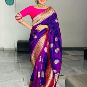 Harshita Soft Kanjivaram Jacquard Silk Saree