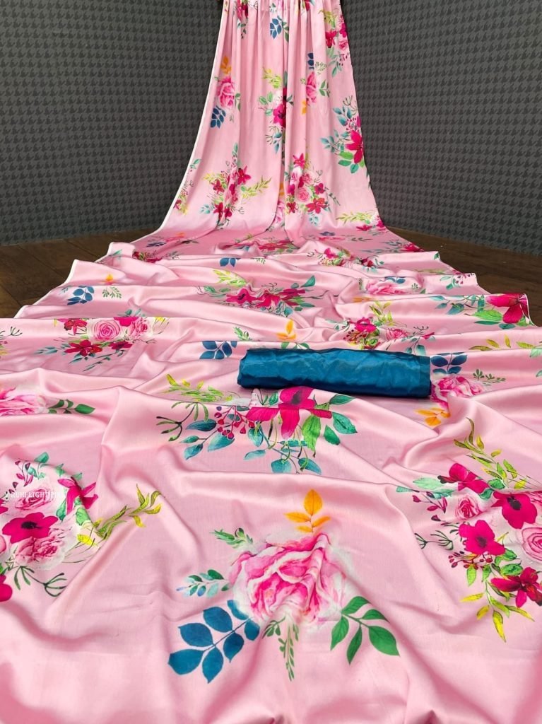 heavy devsena light pink soft 1716813089 Heavy Devsena Light Pink Soft Silk 4D Effect Digital Print Saree