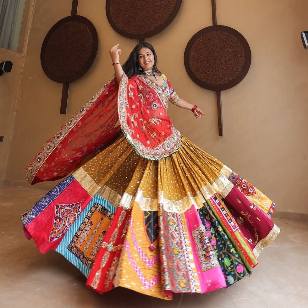 heavy muslin cotton lehenga fo 1751977156 Heavy Muslin Cotton Lehenga For Navratri