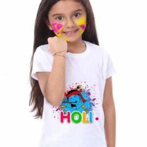 Holi Special Half Sleeve T shirt For Kids