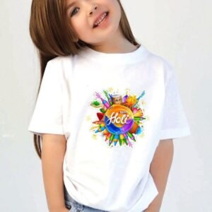 Holi Special Lycra T shirt For Kids