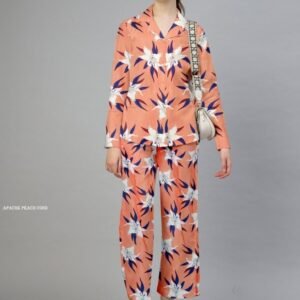 Imported Magic Cotton Peach Cord Set