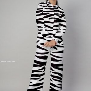Imported Magic Cotton Zebra Pattern Cord Set