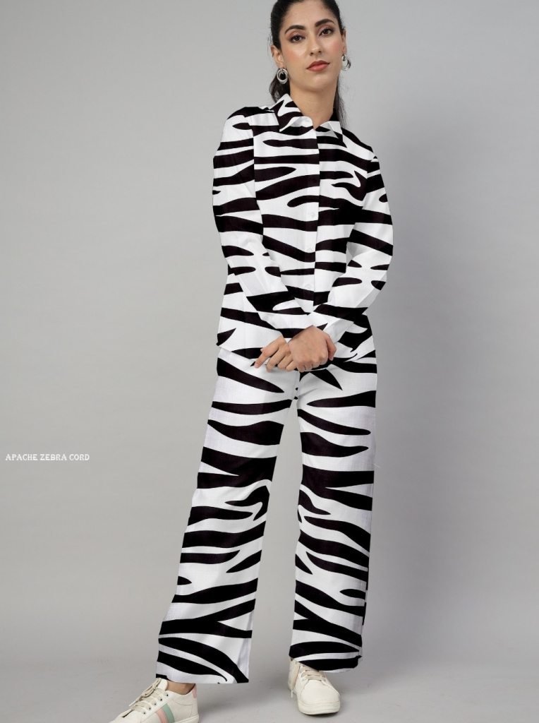 imported magic cotton zebra pa 1717485193 Imported Magic Cotton Zebra Pattern Cord Set