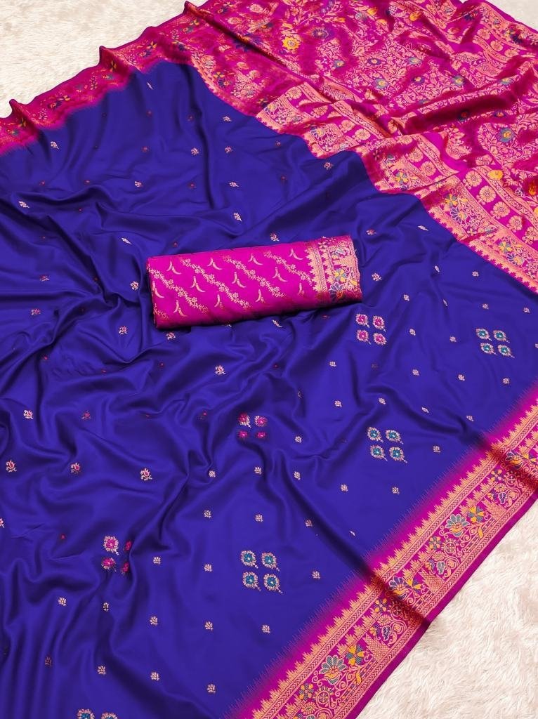 jambli color pure banarasi sil 1729921660 Jambli Color Pure Banarasi Silk Saree