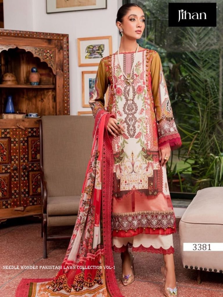 jihan present needle wonder pa 1713261752 Jihan Present Needle Wonder Pakistani Lawn Collection Vol 1