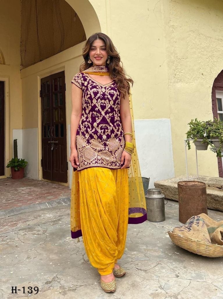 jnhfntg 1726046252 New Ready Made Cotton Purple Salwar Suit Set