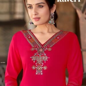 Kadlee Present Hand Work Kaveri Kurti Pant Set Catalog