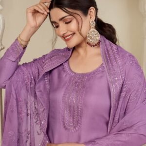kuleesh pariniti embroidered dress material by vinay fashion from fab funda