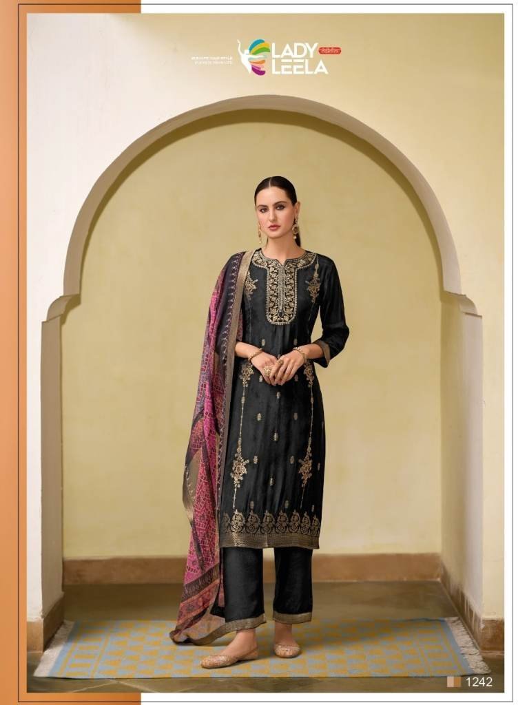 lady leela libaas vol 2 series 1711523953 Lady Leela Libaas Vol 2 Series 1241 1246 Pure Viscose Readymade Suit