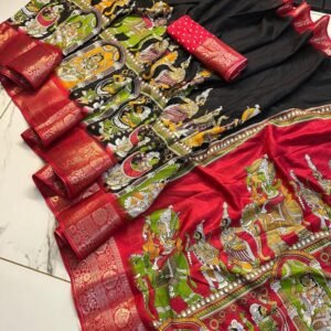 Latest Launch Luxurious Silk Black Saree