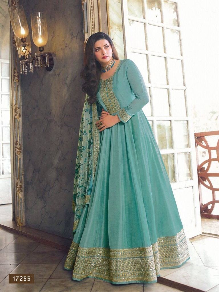 long dola silk anarkali rama s 1727348792 Long Dola Silk Anarkali Rama Salwar Suit