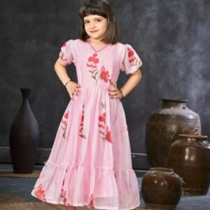 Lucaya Jenny V 1301 Digital Printed Kids Girls Frock