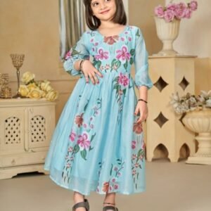 Lucaya Jenny V 1302 Digital Printed Kids Girls Frock