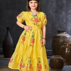 Lucaya Jenny V 1306 Digital Printed Kids Girls Frock
