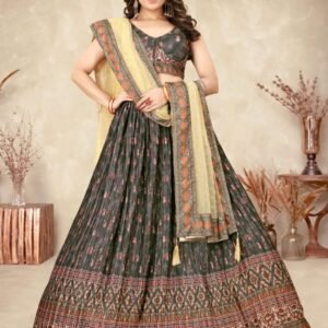 Lucaya V 9 Party Wear Chinon Silk Lehenga Choli