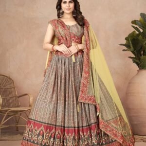Lucaya V 9 Party Wear Chinon Silk Lehenga Choli