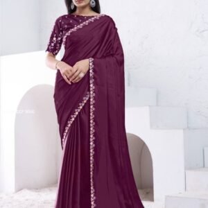 Mahotsav Norita Swaraa 44017 Crepe Satin Silk Festive Wear Saree